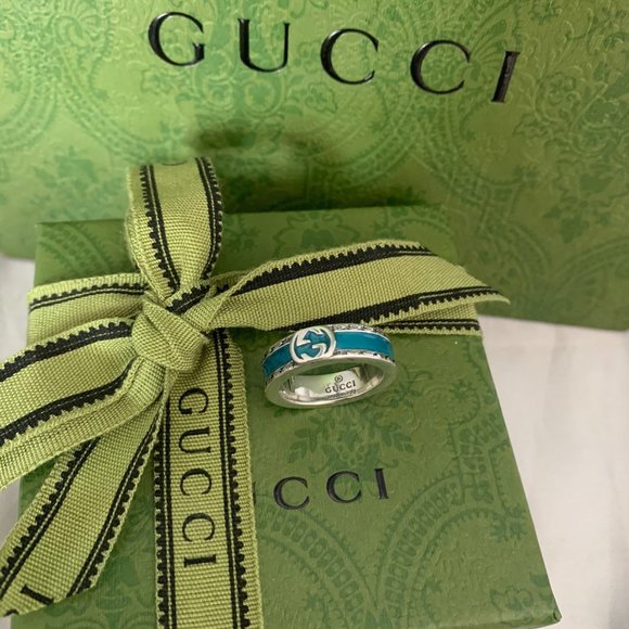 Gucci enamel ring